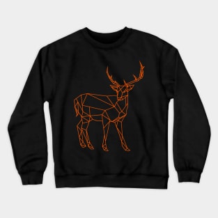 stag outline design Crewneck Sweatshirt